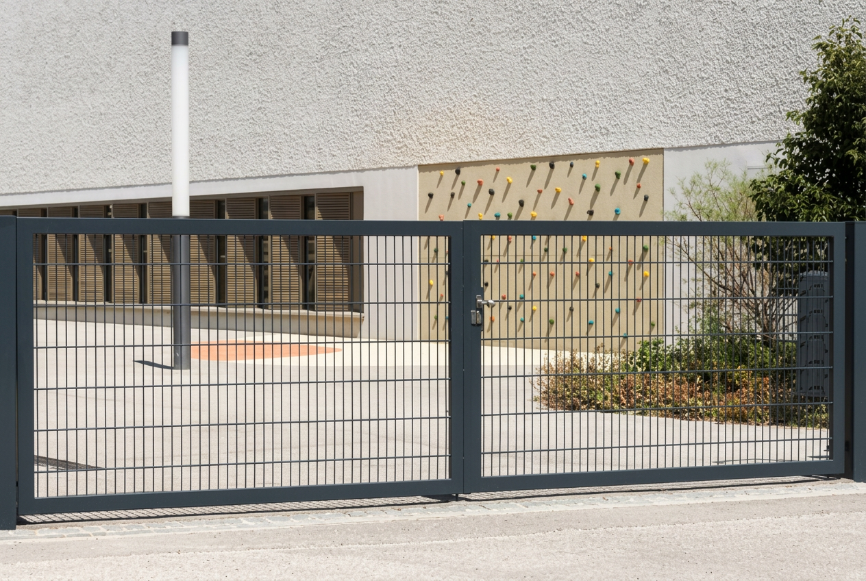 Einflügeliges Tor – RAL 7016
